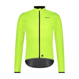 SHIMANO Cycling windproof jacket - WINDFLEX - yellow