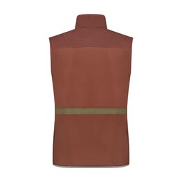 SHIMANO Cycling gilet - EVOLVE WIND INSULATED - brown