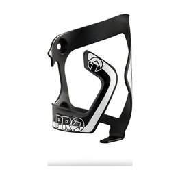 PRO Cycling bottle cage - AL SIDE LEFT - black/white