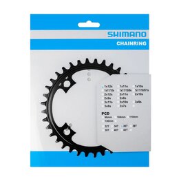 SHIMANO chainring - STEPS SM-CRE80 34 - black