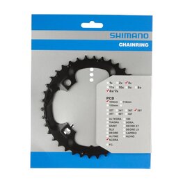 SHIMANO chainring - CHAINRING M361 38 - black