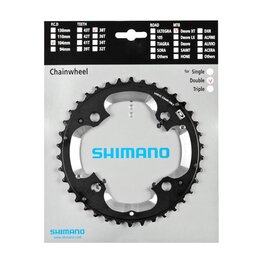 SHIMANO chainring - DEORE XT M785 38 - black