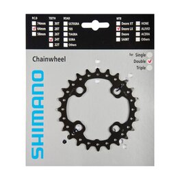 SHIMANO chainring - SLX M670 24 - black