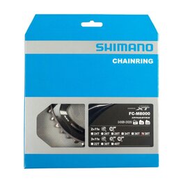 SHIMANO chainring - DEORE XT M8000 38 - black
