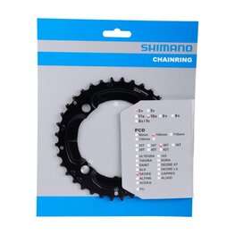 SHIMANO chainring - DEORE M617/627 36 - black