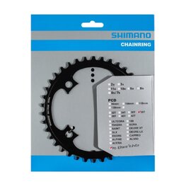 SHIMANO chainring - STEPS SM-CRE80 38 - black