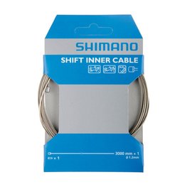 SHIMANO shift cable - CABLE MTB/ROAD 1,2x3000mm - silver