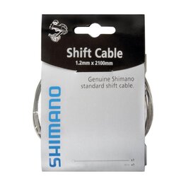 SHIMANO shift cable - CABLE 1,2x2100 mm - silver