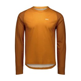 POC Cycling summer long sleeve jersey - MOTION AIR L/S - brown