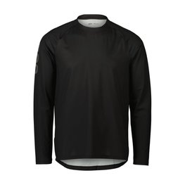 POC Cycling summer long sleeve jersey - ESSENTIAL MTB - black