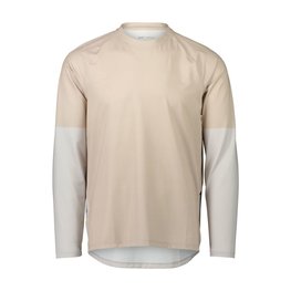 POC Cycling summer long sleeve jersey - ESSENTIAL MTB - beige