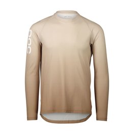 POC Cycling summer long sleeve jersey - ESSENTIAL MTB LITE - brown