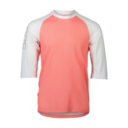POC Cycling summer long sleeve jersey - MTB PURE  - red/white