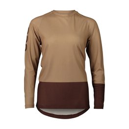 POC Cycling summer long sleeve jersey - MTB PURE - brown