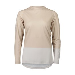 POC Cycling summer long sleeve jersey - MTB PURE - beige/grey