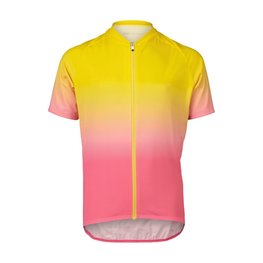 POC Cycling short sleeve jersey - XC  - yellow/pink
