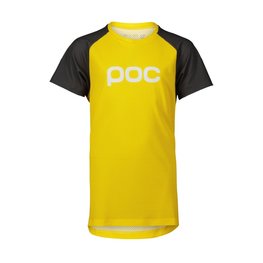 POC Cycling short sleeve jersey - ESSENTIAL MTB - yellow/grey