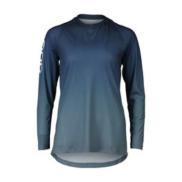 POC Cycling summer long sleeve jersey - ESSENTIAL MTB LITE  - blue