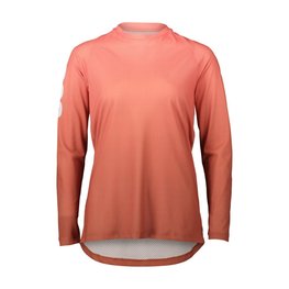 POC Cycling summer long sleeve jersey - ESSENTIAL MTB LITE  - red