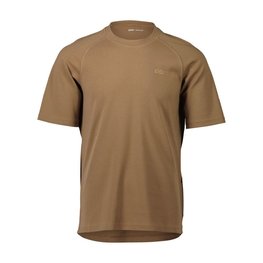 POC Cycling short sleeve t-shirt - POISE TEE - brown