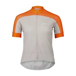 POC Cycling short sleeve jersey - W'S ESSENTIAL ROAD - grey/orange