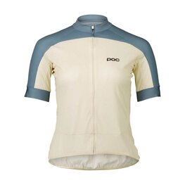 POC Cycling short sleeve jersey - ESSENTIAL ROAD LOGO W - beige/blue