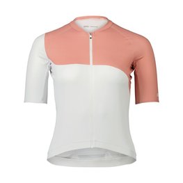 POC Cycling short sleeve jersey - ESSENTIAL ROAD  - white/red