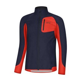 GORE Cycling winter long sleeve jersey - R3 PARTIAL GWS - blue/red