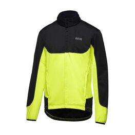 GORE Cycling thermal jacket - C5 GWS THERMO - yellow/black