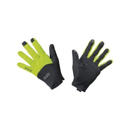 GORE Cycling long-finger gloves - C5 GTX - yellow/black