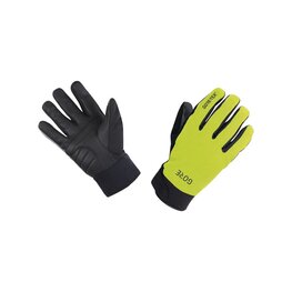 GORE Cycling long-finger gloves - C5 GTX THERMO - yellow