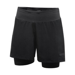 GORE Cycling shorts without bib - R5 2IN1 - black