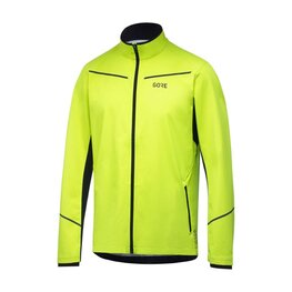 GORE Cycling windproof jacket - R3 PARTIAL GTX I - yellow/black