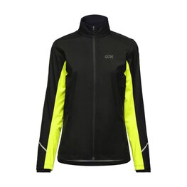 GORE Cycling windproof jacket - R3 PARTIAL GTX - black/yellow