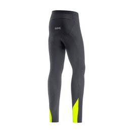 GORE Cycling long trousers withot bib - C3 THERMO - black/yellow