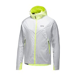 GORE Cycling windproof jacket - R5 GTX INFINIUM™ - white/yellow