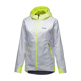 GORE Cycling windproof jacket - R5 GTX INFINIUM™ WMN - white/yellow