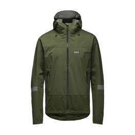 GORE Cycling rain jacket - LUPRA - green