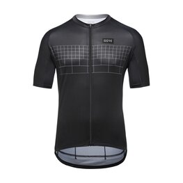 GORE Cycling short sleeve jersey - GRID FADE 2.0 - black/grey