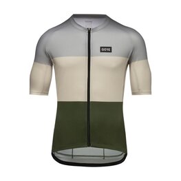 GORE Cycling short sleeve jersey - SPIRIT STRIPES - light blue/green