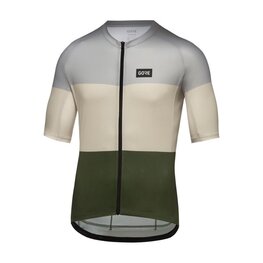 GORE Cycling short sleeve jersey - SPIRIT STRIPES - light blue/green