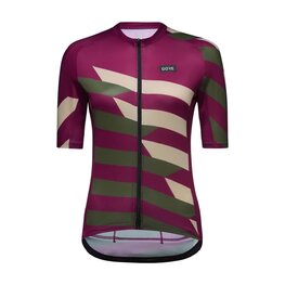 GORE Cycling short sleeve jersey - SIGNAL CHAOS - purple/grey