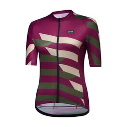 GORE Cycling short sleeve jersey - SIGNAL CHAOS - purple/grey