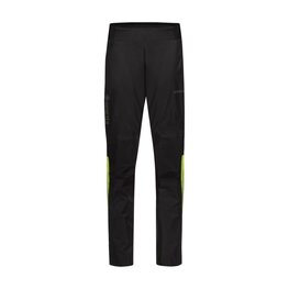 GORE Cycling long trousers withot bib - LUPRA GORE-TEX - black/yellow