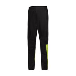 GORE Cycling long trousers withot bib - LUPRA GORE-TEX - black/yellow