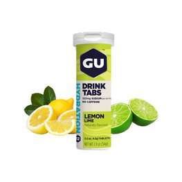 GU Cycling nutrition - HYDRATION DRINK TABS 54 G LEMON/LIME