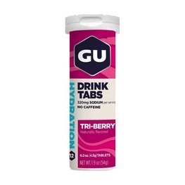 GU Cycling nutrition - HYDRATION DRINK TABS 54 G TRIBERRY