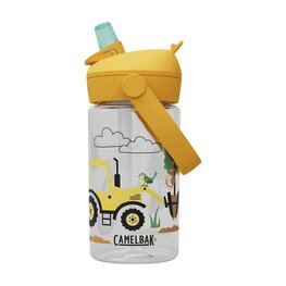 CAMELBAK Cycling water bottle - THRIVE FLIP STRAW KIDS 0,4l - transparent/yellow