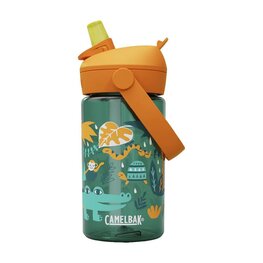 CAMELBAK Cycling water bottle - THRIVE FLIP STRAW KIDS 0,4l - green/orange