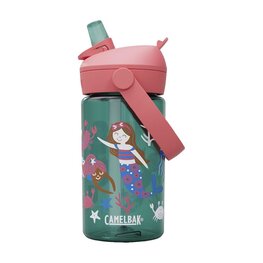 CAMELBAK Cycling water bottle - THRIVE FLIP STRAW KIDS 0,4l - green/pink